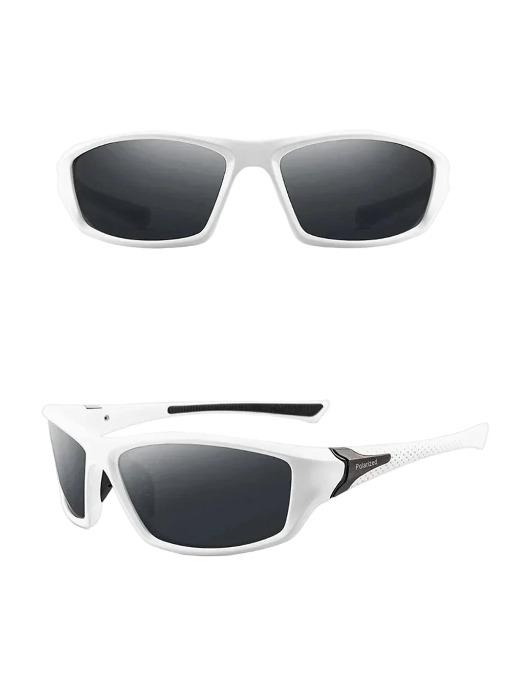 Polarized Goggle-Style Sunglasses – UV protection Mirror Lens Eyewear