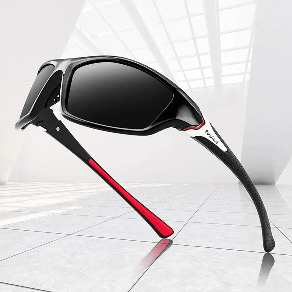 Polarized Goggle-Style Sunglasses – UV protection Mirror Lens Eyewear
