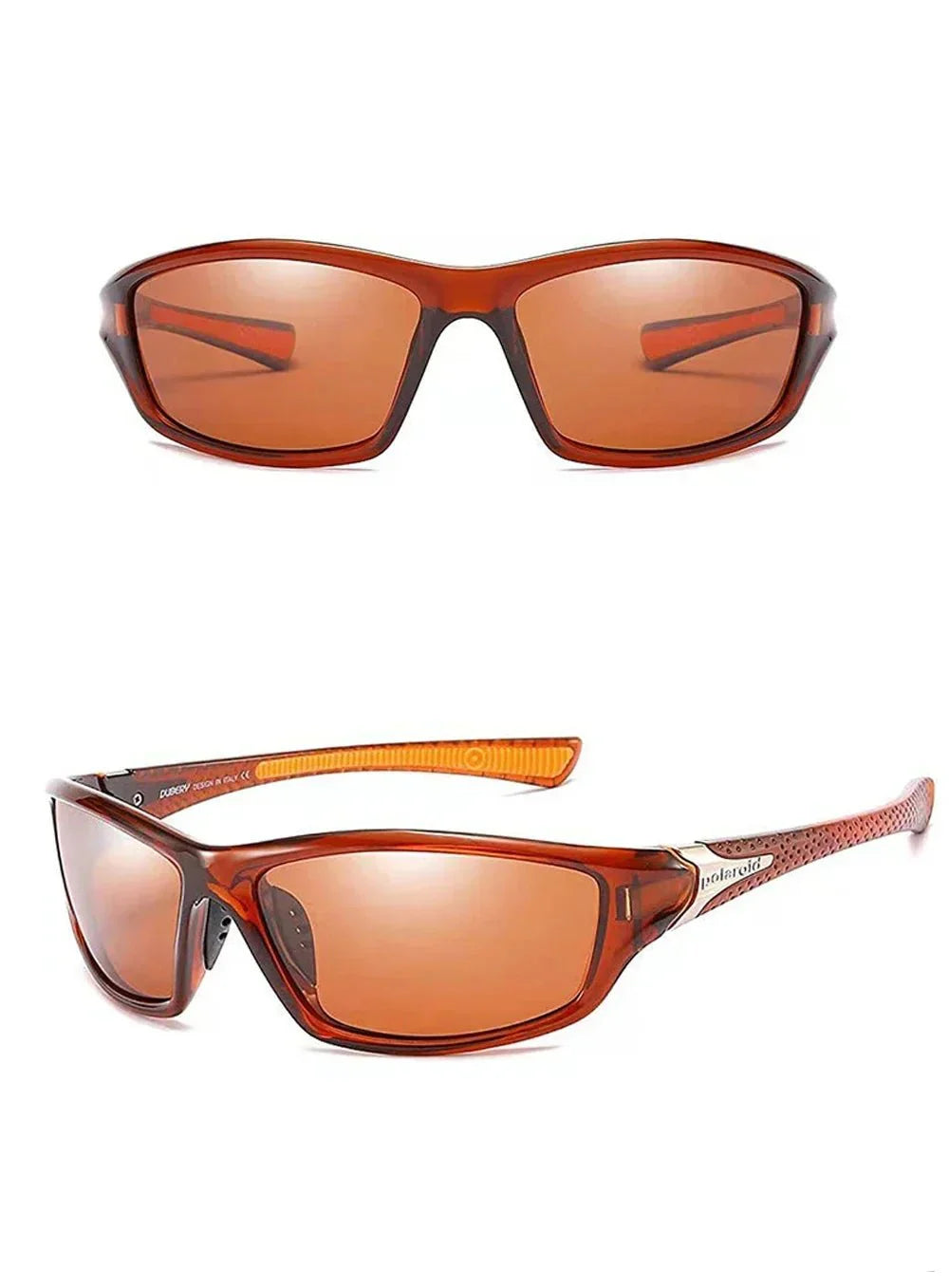 Polarized Goggle-Style Sunglasses – UV protection Mirror Lens Eyewear