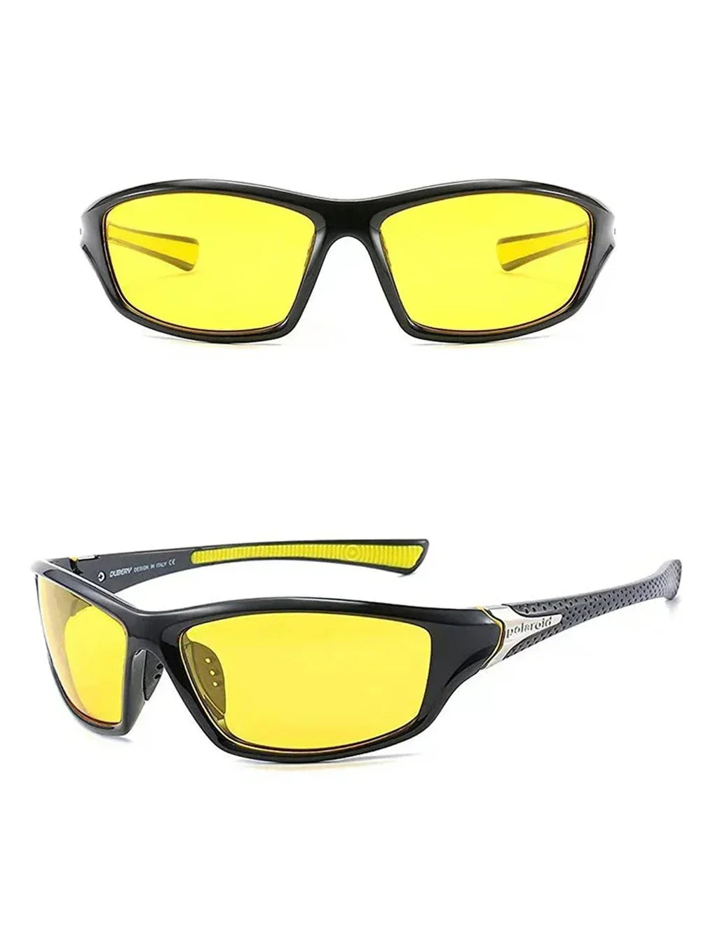 Polarized Goggle-Style Sunglasses – UV protection Mirror Lens Eyewear