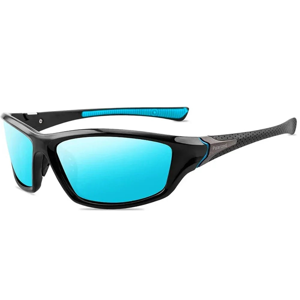 Polarized Goggle-Style Sunglasses – UV protection Mirror Lens Eyewear