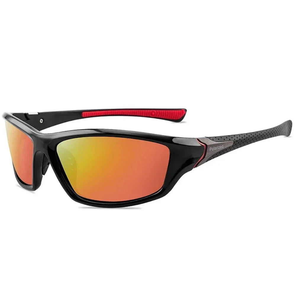 Polarized Goggle-Style Sunglasses – UV protection Mirror Lens Eyewear
