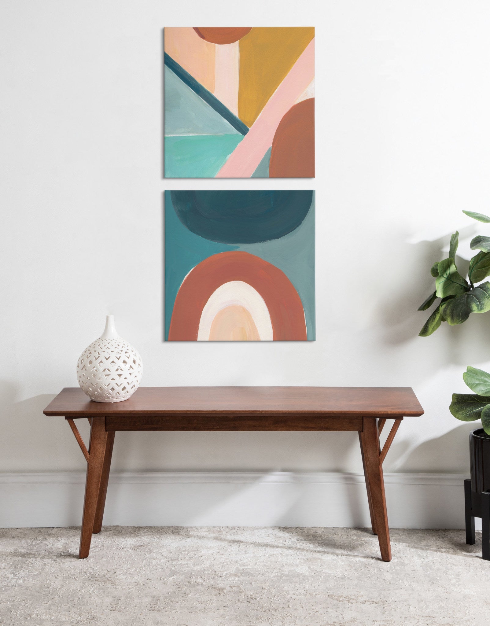 Teotitlan Valley Study Canvas Art Set by Kate Aurelia Holloway