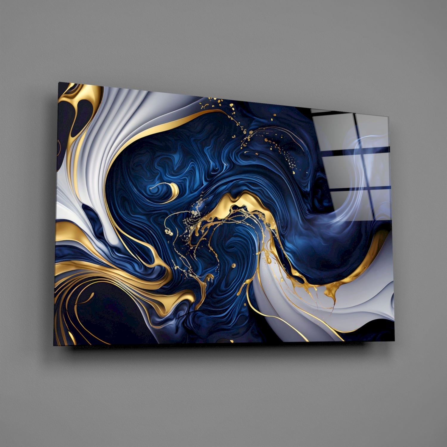 Abstract Art Glass Wall Art