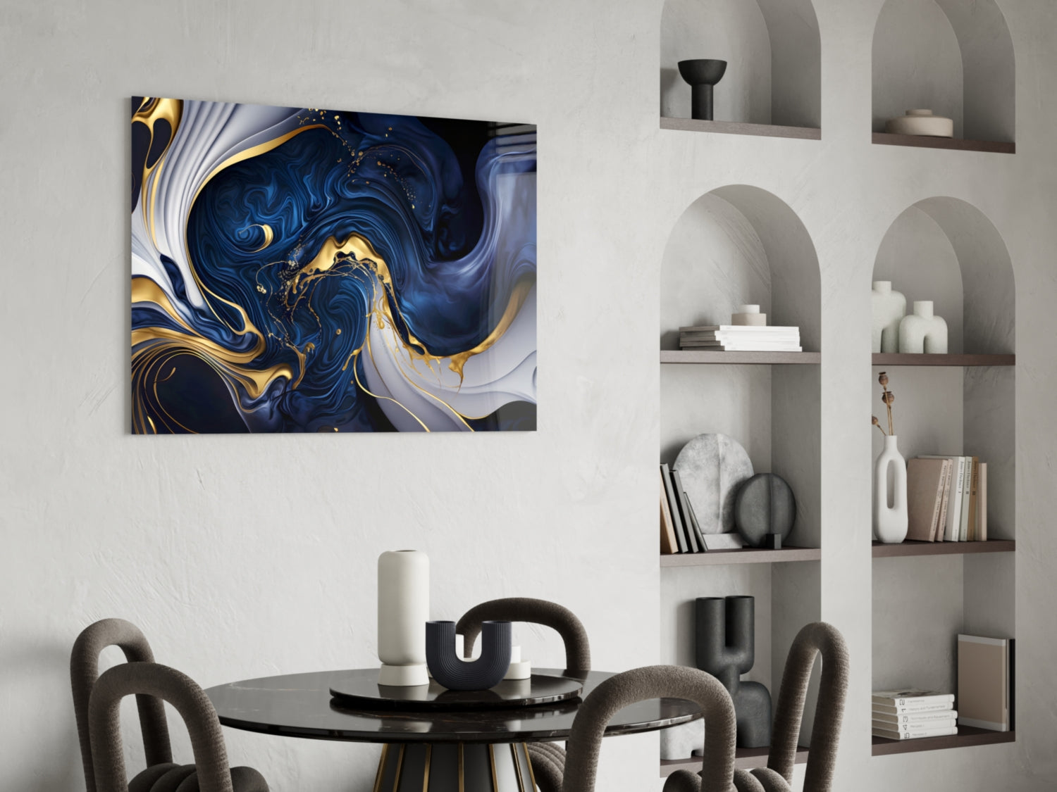 Abstract Art Glass Wall Art